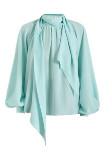 Блузка с завязкой и объемными рукавами Sorelle