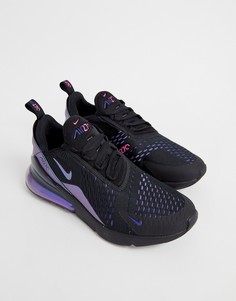 Черные кроссовки с переливающимся эффектом Nike Air Max 270 - Черный