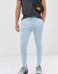 Голубые зауженные джоггеры ASOS DESIGN - Синий