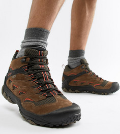 Коричневые фестивальные походные ботинки Merrell - Chameleon 7 Limit - Серый