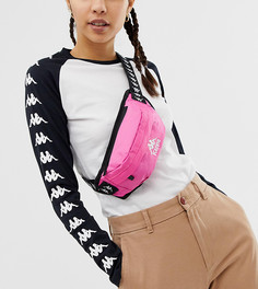 Розовая сумка-кошелек на пояс с фирменным ремешком Kappa - Authentic Anais - Розовый