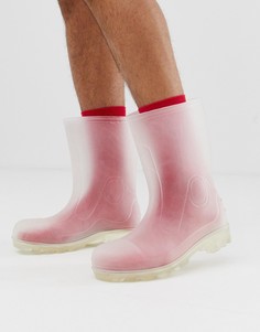Полупрозрачные резиновые сапоги ASOS DESIGN - Белый