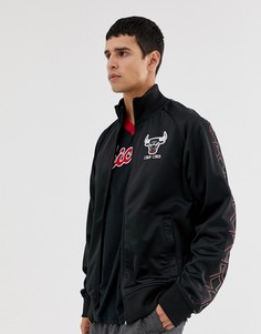 Черная спортивная куртка с отделкой Chicago Bulls Mitchell & Ness - Черный