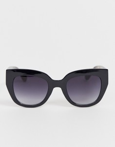 Солнцезащитные очки кошачий глаз (черный/черепаховый) AJ Morgan - Черный