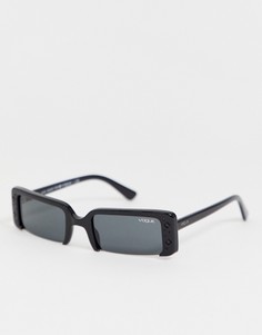 Солнцезащитные очки в прямоугольной оправе Vogue Eyewear x Gigi Hadid 0VO5280SB - Черный