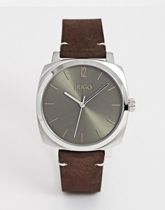 Часы с кожаным ремешком HUGO 1530068 Own - 40 мм - Зеленый