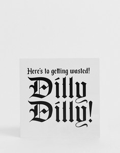 Открытка на день рождения WACTT dilly dilly - Мульти