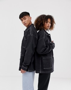 Джинсовая куртка COLLUSION Unisex - Черный