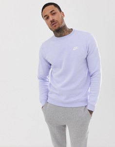 Сиреневый свитшот Nike Club - Фиолетовый
