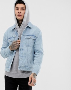 Светлая джинсовая куртка классического кроя ASOS DESIGN - Синий