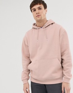 Темно-бежевый oversize-худи ASOS DESIGN - Коричневый