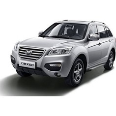 Пороги Silver new Rival для Lifan X60 (2012-2016), 160 см, алюминий, F160AL.3302.2