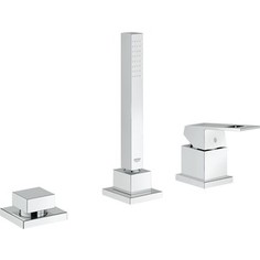 Смеситель для ванны Grohe Eurocube на 3 отверстия, для монтажного комплекта 29037 (19966000)