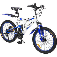Велосипед 2-х колесный Capella (синий+белый) GL000432791