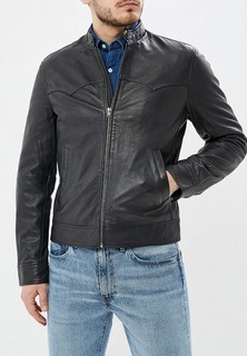 Куртка кожаная Wrangler