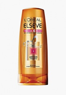 Бальзам для волос LOreal Paris LOreal Роскошь 6 масел 400 мл