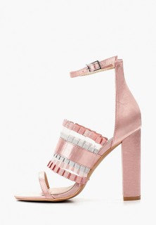 Босоножки LOST INK BRIANNA MESH PLEATED HEELED SANDAL