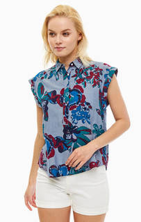 Блуза из вискозы с цветочным принтом Lee