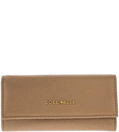 Кожаная ключница с карабинами Metallic Soft Coccinelle