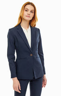 Приталенный пиджак с высоким содержанием хлопка Stefanel