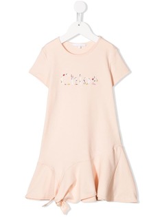 Chloé Kids платье с короткими рукавами