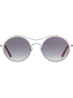 Prada Eyewear солнцезащитные очки в круглой оправе