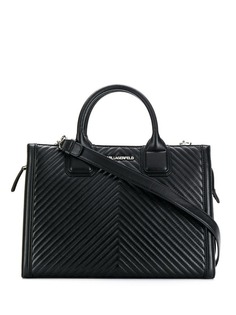 Karl Lagerfeld стеганая сумка-тоут K/Klassik