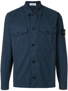 Stone Island рубашка со срезанным воротником