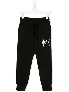 Msgm Kids спортивные брюки с логотипом