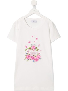 Monnalisa футболка с принтом Perfume