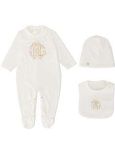Roberto Cavalli Junior комбинезон с логотипом