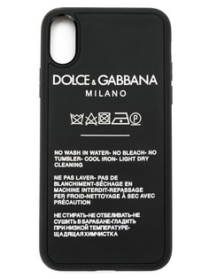 Dolce & Gabbana чехол для iPhone X с логотипом