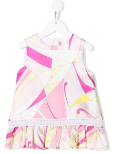 Emilio Pucci Junior топ с геометричным узором