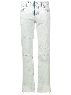 Mm6 Maison Margiela прямые джинсы со вставками