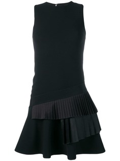 Victoria Victoria Beckham короткое платье со складками на подоле