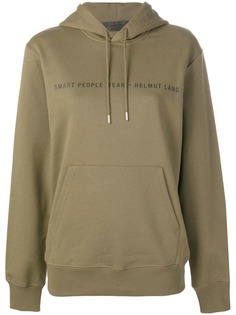 Helmut Lang толстовка с капюшоном Smart People