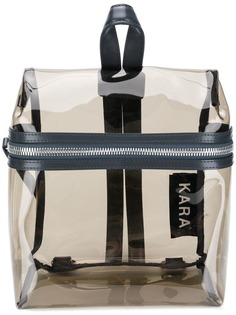 Kara logo zipped backpack