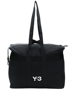 Y-3 сумка-тоут с контрастным логотипом
