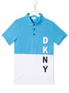Dkny Kids рубашка-поло с логотипом