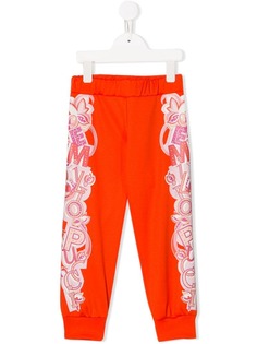 Emilio Pucci Junior спортивные брюки с логотипом