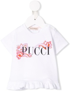 Emilio Pucci Junior футболка с логотипом