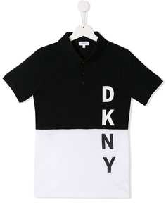 Dkny Kids двухцветная рубашка-поло