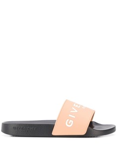Givenchy шлепанцы с логотипом