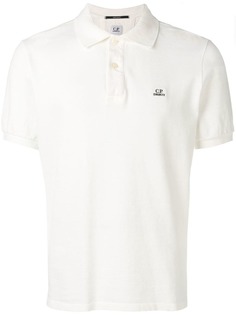CP Company рубашка-поло с вышитым логотипом