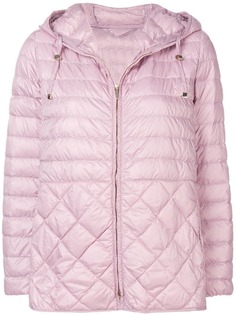 S Max Mara стеганая куртка с капюшоном