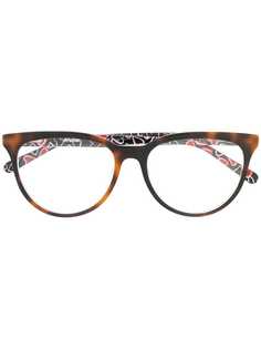Love Moschino очки в квадратной черепаховой оправе