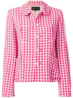 Comme Des Garçons Vintage жакет в клетку гингем