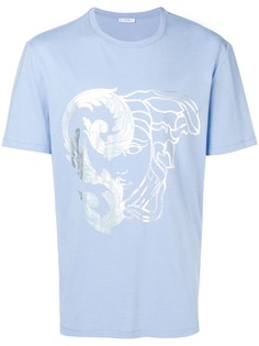 Versace Collection футболка с крупным переливающимся принтом Медузы