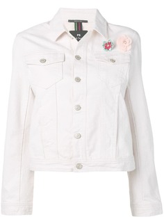 PS Paul Smith джинсовая куртка с цветочной аппликацией