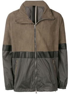 Low Brand куртка на молнии с контрастными вставками